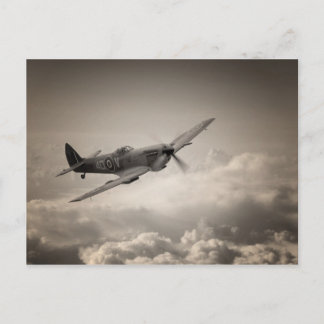 Spitfire Patrol Postkarte