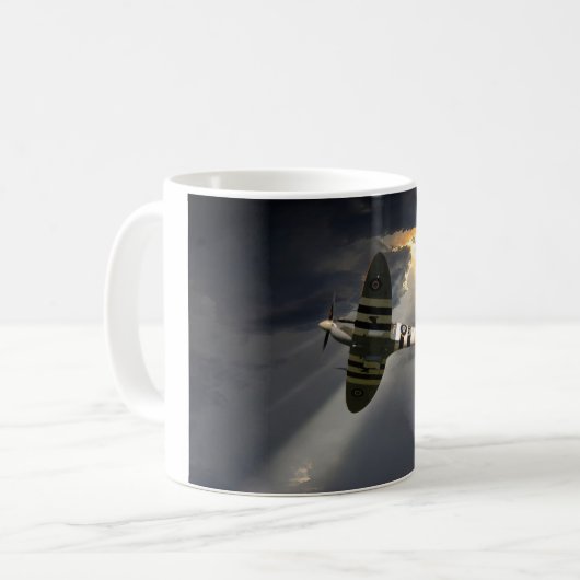 Spitfire-Patrouille Kaffeetasse (Vorderseite Links)