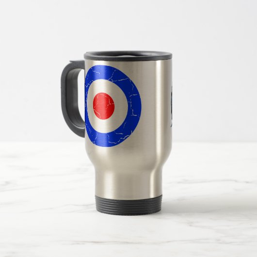 Spitfire-Posten-Tasse oder Schale Reisebecher (Vorderseite Links)