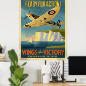 Spitfire Poster (Heimbüro)
