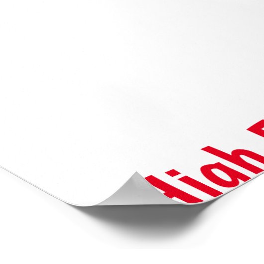 Spitfire Poster (Ecke)