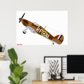 Spitfire Poster (Heimbüro)