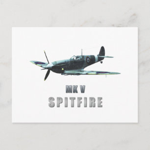 Spitfire Postkarte