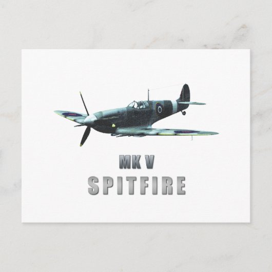 Spitfire Postkarte (Vorderseite)
