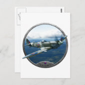 Spitfire Postkarte (Vorne/Hinten)