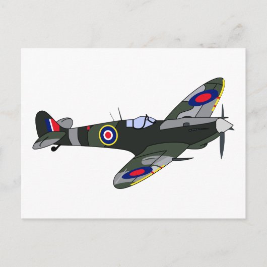 Spitfire Postkarte (Vorderseite)