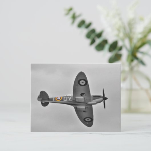 Spitfire Postkarte (Stehend Vorderseite)