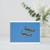 Spitfire Postkarte (Stehend Vorderseite)
