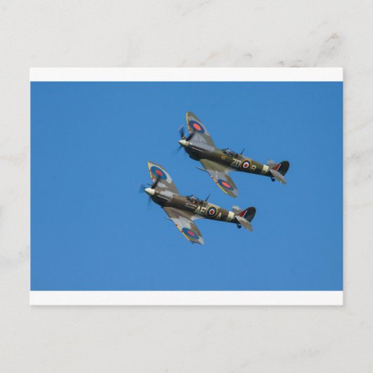 Spitfire Postkarte (Vorderseite)