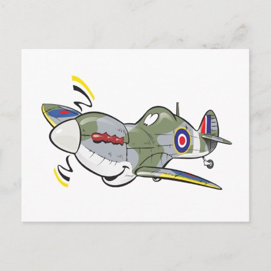 Spitfire Postkarte (Vorderseite)