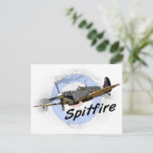 Spitfire Postkarte (Stehend Vorderseite)