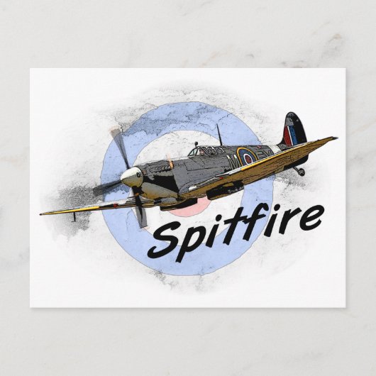 Spitfire Postkarte (Vorderseite)