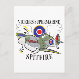 Spitfire Postkarte