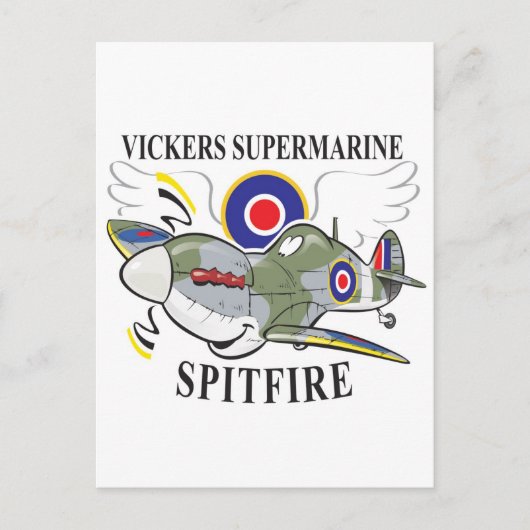 Spitfire Postkarte (Vorderseite)