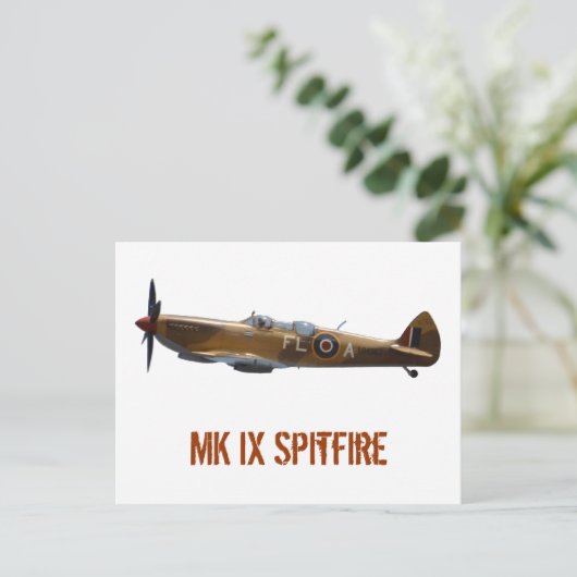 Spitfire-Postkarte Postkarte (Stehend Vorderseite)