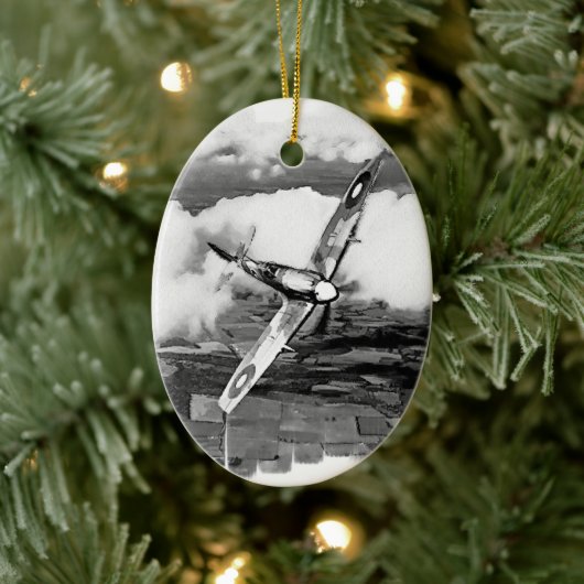Spitfire-Schmuck Keramik Ornament (Baum)