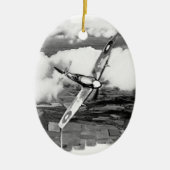 Spitfire-Schmuck Keramik Ornament (Vorne)