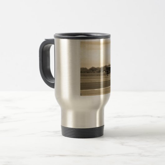 Spitfire Sepiatone Reisebecher (Vorderseite Links)