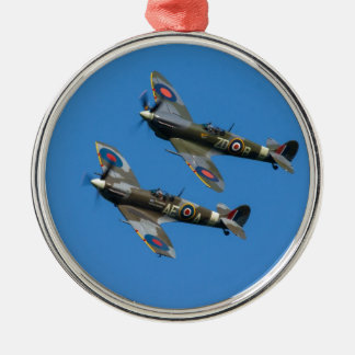 Spitfire Silbernes Ornament