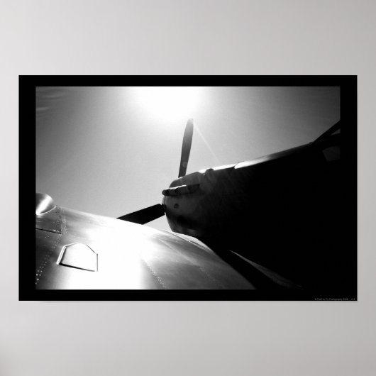 Spitfire Sonnenschein Poster (Vorne)