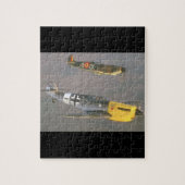Spitfire (Spitze) und Messerschmitt_Military Puzzle (Vertikal)