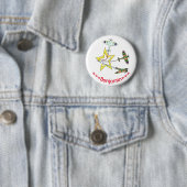 Spitfire Star 6 cm Abzeichen Button (Beispiel)