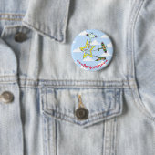 Spitfire Star Blue Sky 6 Cm Round Abzeichen Button (Beispiel)