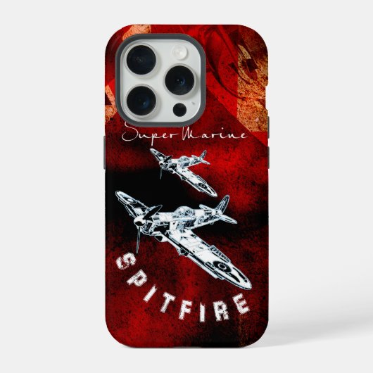 Spitfire Supermarine - Gehäuse iPhone Hülle (Rückseite)