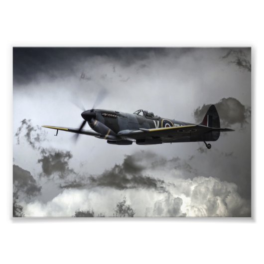 Spitfire TE311 Fotodruck (Vorne)