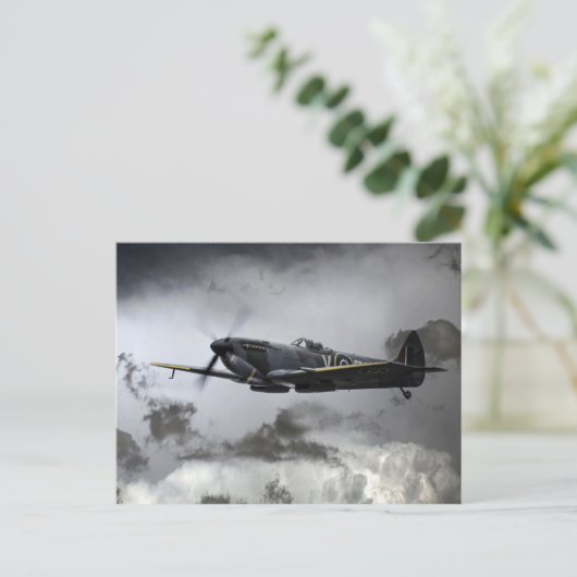 Spitfire TE311 Postkarte (Stehend Vorderseite)
