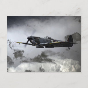 Spitfire TE311 Postkarte