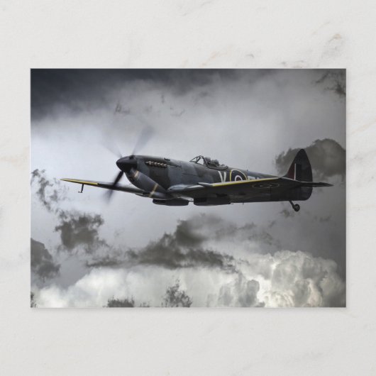 Spitfire TE311 Postkarte (Vorderseite)