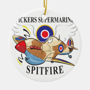 Spitfire tropische Version Keramikornament