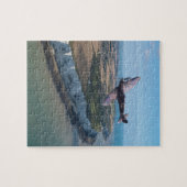 Spitfire über der englischen Küste Puzzle (Horizontal)