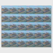 Spitfire über England Geschenkpapier (Flach)
