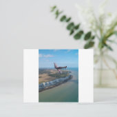 Spitfire über England Postkarte (Stehend Vorderseite)
