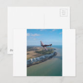 Spitfire über England Postkarte (Vorne/Hinten)