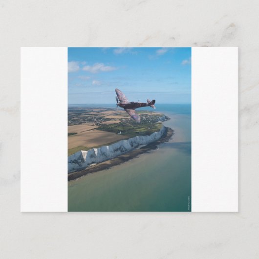 Spitfire über England Postkarte (Vorderseite)
