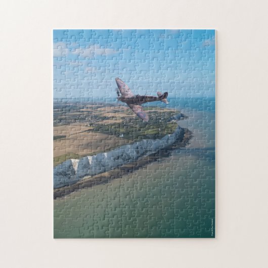 Spitfire über England Puzzle (Vertikal)