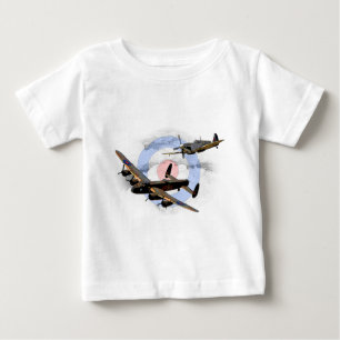 Spitfire und Lancaster Baby T-shirt
