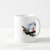 Spitfire und Lancaster Kaffeetasse (VorderseiteRechts)