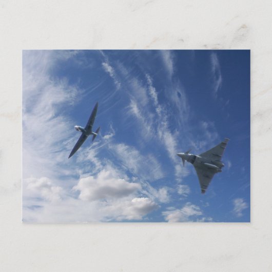 Spitfire und Typhoon Postkarte (Vorderseite)