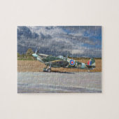 Spitfire unter Sturm-Wolken Puzzle (Horizontal)