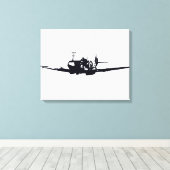 *Spitfire* von David Goodall Leinwanddruck (Insitu (Holzboden))