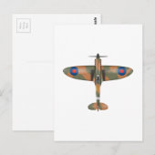 Spitfire von oben postkarte (Vorne/Hinten)