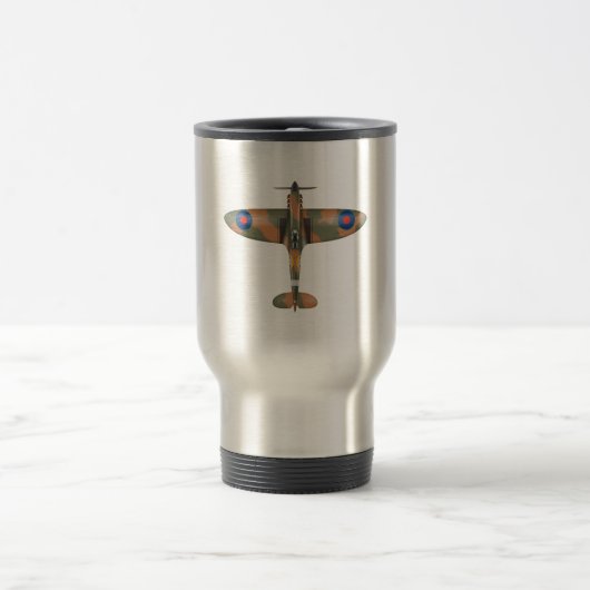 Spitfire von oben reisebecher (Mittel)