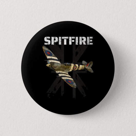 Spitfire Ww2 Schlacht von Großbritannien kämpfen F Button (Vorderseite)
