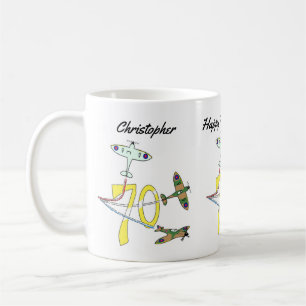 Spitfires 70. Geburtstag Kaffeetasse