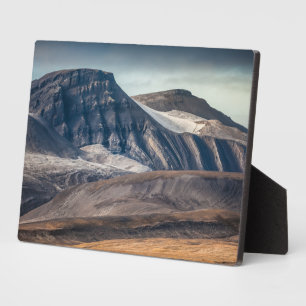 Spitsbergen Landschaftsbild-Foto Fotoplatte