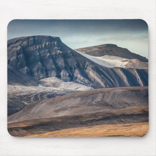 Spitsbergen Landschaftsbild-Foto Mousepad (Vorne)